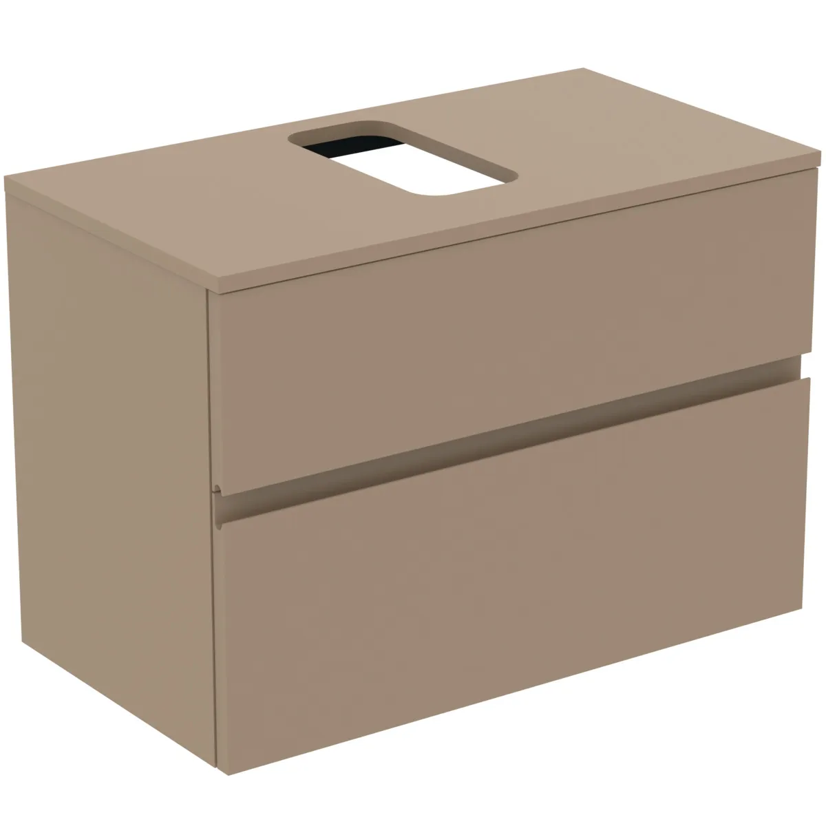 Ideal Standard Waschtischunterschrank Finesse, E3477UP, 802x440x558mm, 2 Auszüge, Greige matt Ideal Standard Waschtischunterschrank Finesse, E3477UP, 802x440x558mm, 2 Auszüge, Greige matt