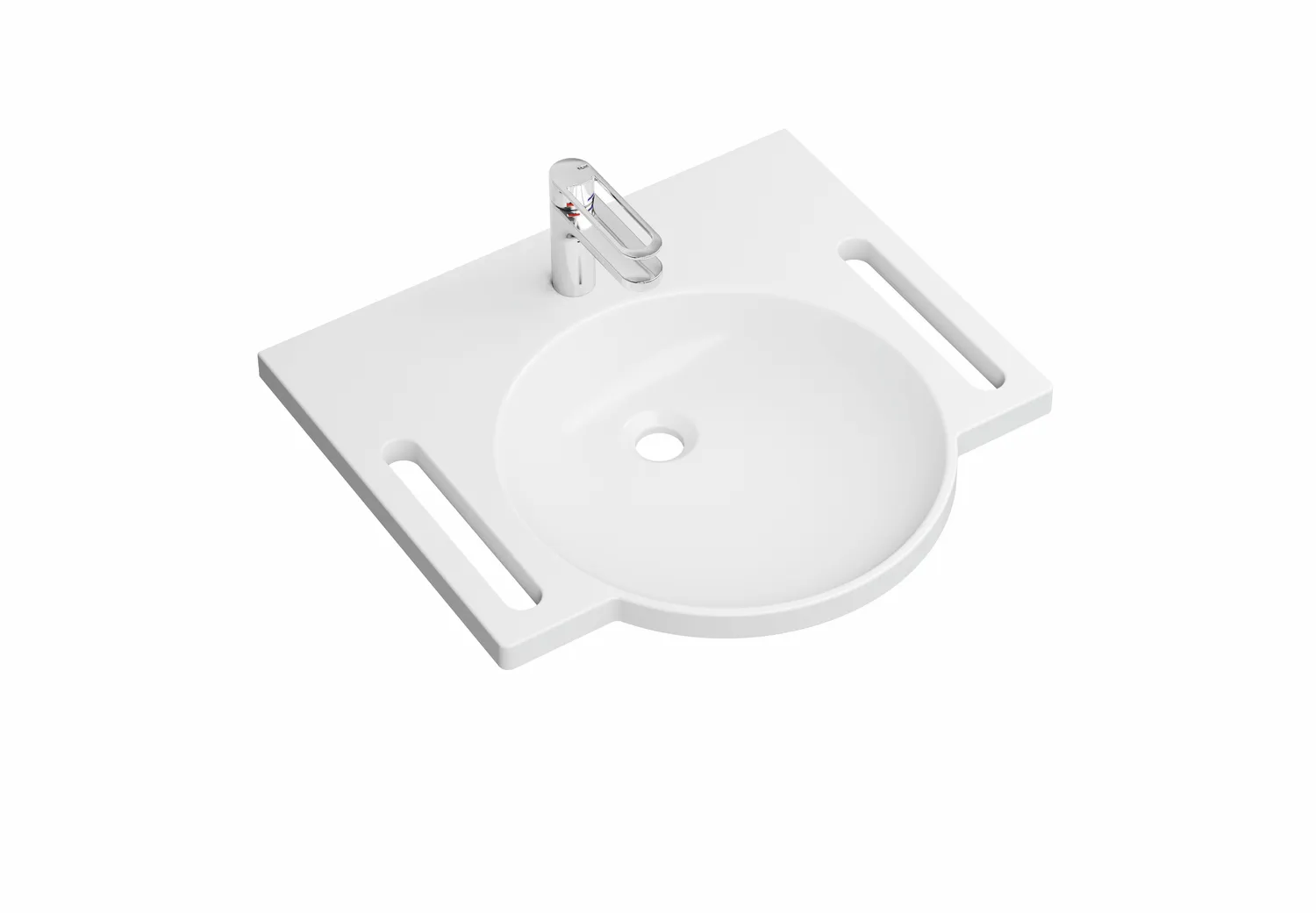 Set-Waschtisch und Armatur 60 × 55 × 10 cm Set-Waschtisch und Armatur 60 × 55 × 10 cm