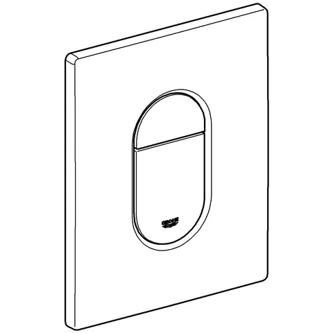 WC-Betätigung Arena Cosmopolitan 38844, 2-Mengen- und Start & Stopp-Betätigung, 156 x 197 mm, senkrechte Montage, alpinweiß WC-Betätigung Arena Cosmopolitan 38844, 2-Mengen- und Start & Stopp-Betätigung, 156 x 197 mm, senkrechte Montage, alpinweiß