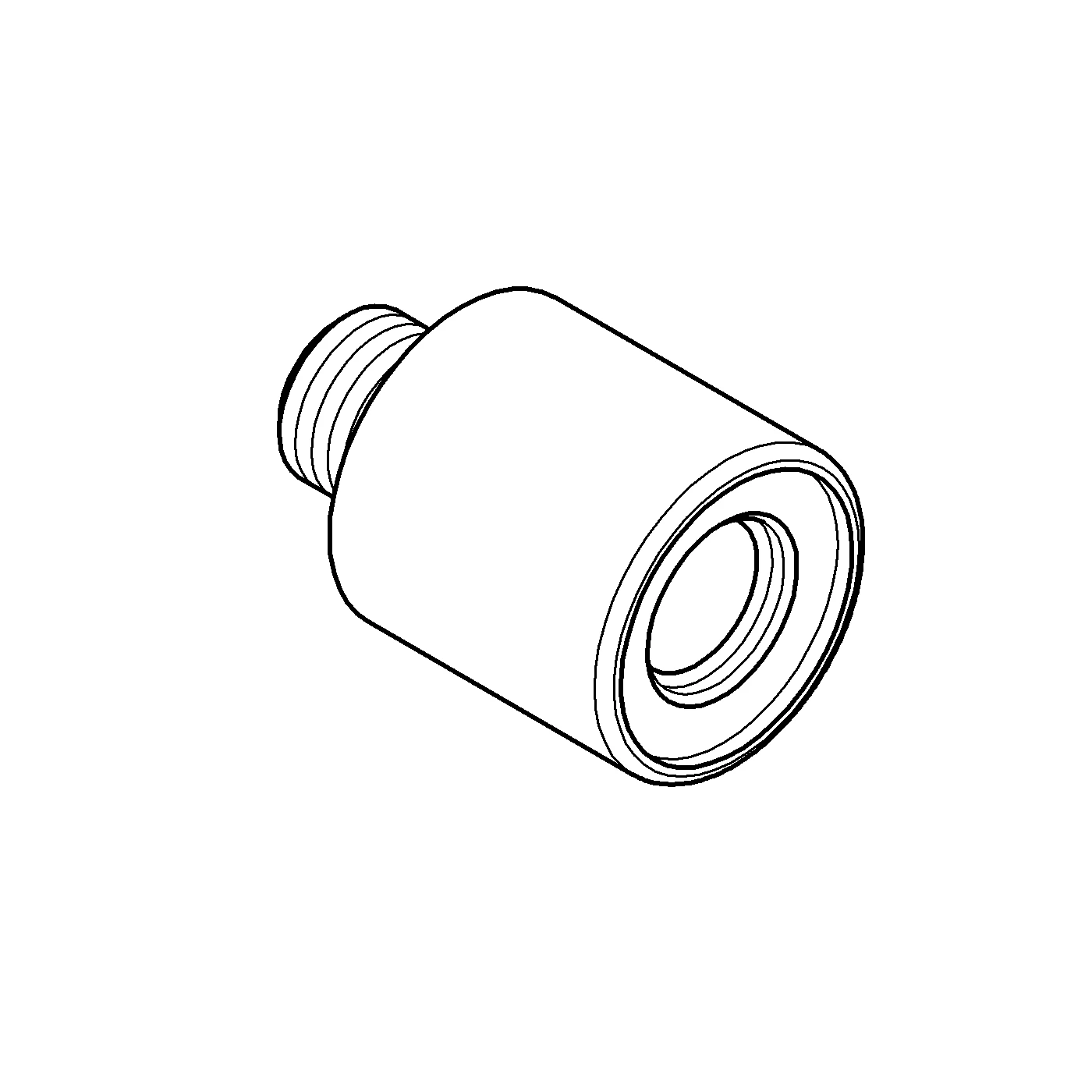 Verlängerung Euroeco CT 36316, 42 mm, für Selbstschluss-Wandventil 36266