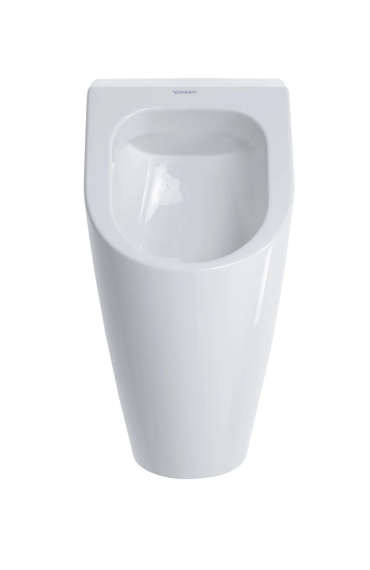 Urinal ME by Starck, Zulauf von hinten rimless, ohne Fliege, weiß HygieneGlaze