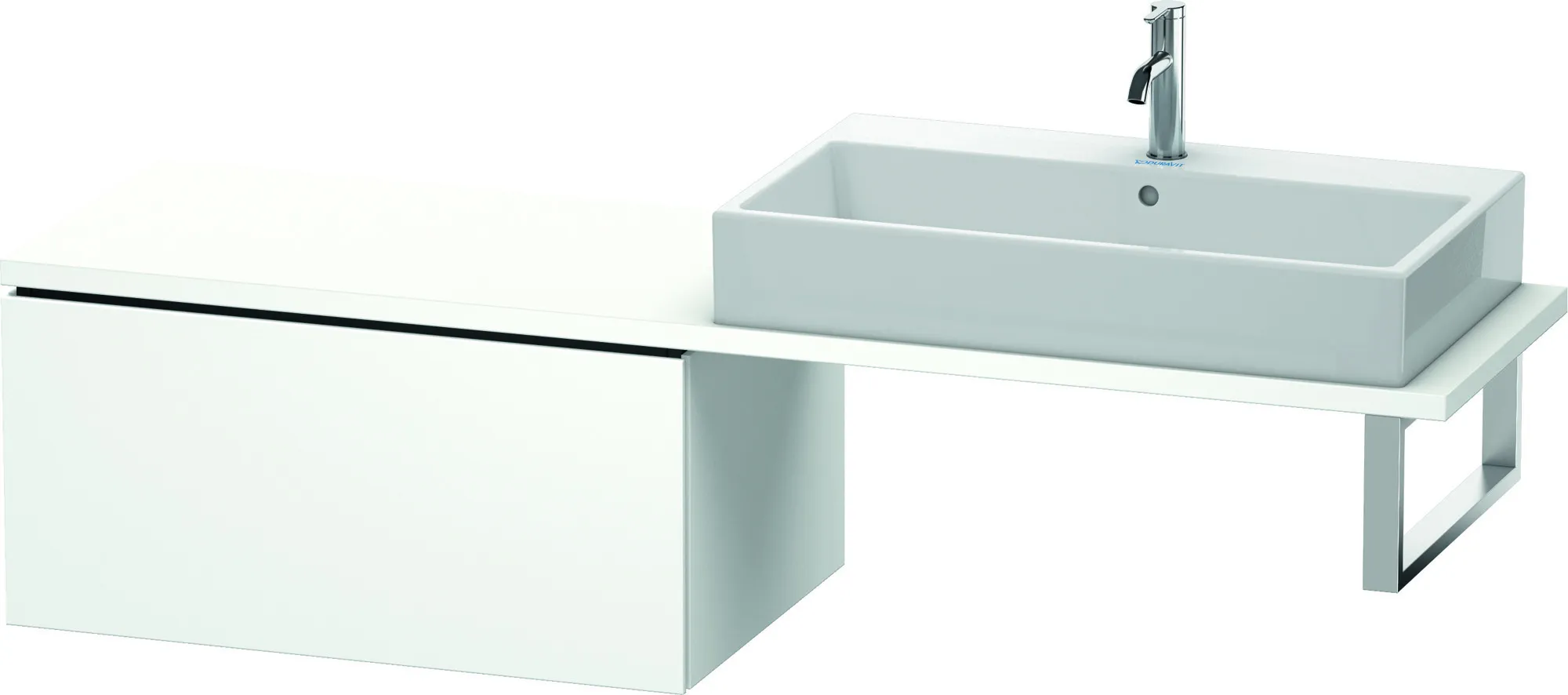 Duravit Unterschrank für Konsole „L-Cube“ 82 × 40 × 54,7 cm Weiß Matt
