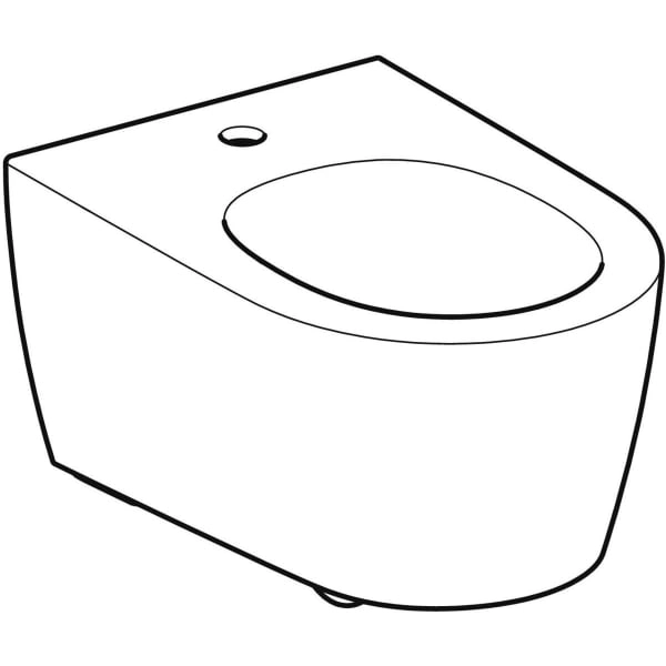 Wand-Bidet „One“, mit Überlauf, Befestigung verdeckt in weiß matt mit KeraTect® Wand-Bidet „One“, mit Überlauf, Befestigung verdeckt in weiß matt mit KeraTect®