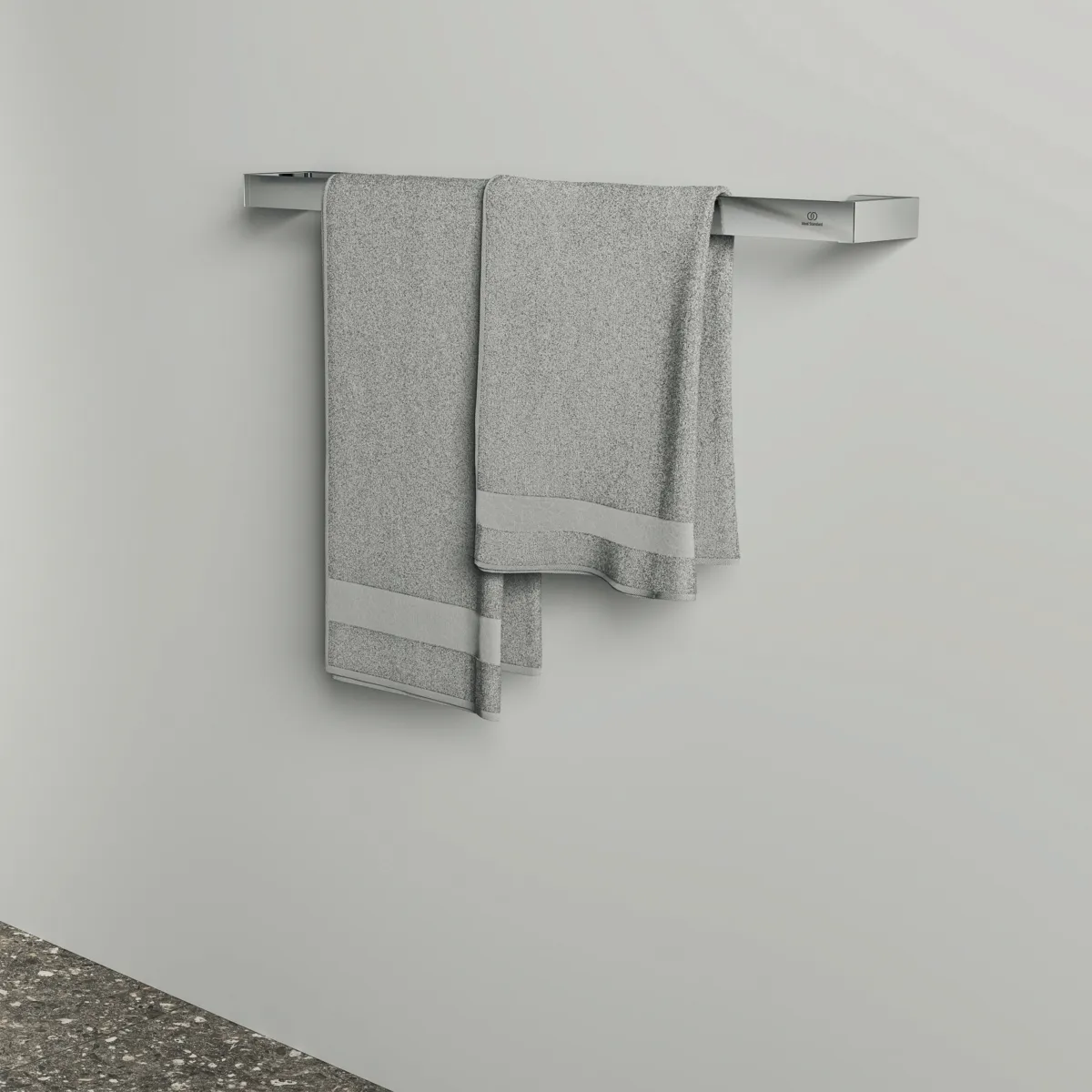 Ideal Standard Handtuchstange Conca Cube, eckig, 600mm, Chrom Ideal Standard Handtuchstange Conca Cube, eckig, 600mm, Chrom