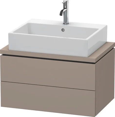 Duravit Waschtischunterschrank wandhängend „L-Cube“ 72 × 40 × 47,7 cm Basalt Matt Duravit Waschtischunterschrank wandhängend „L-Cube“ 72 × 40 × 47,7 cm Basalt Matt