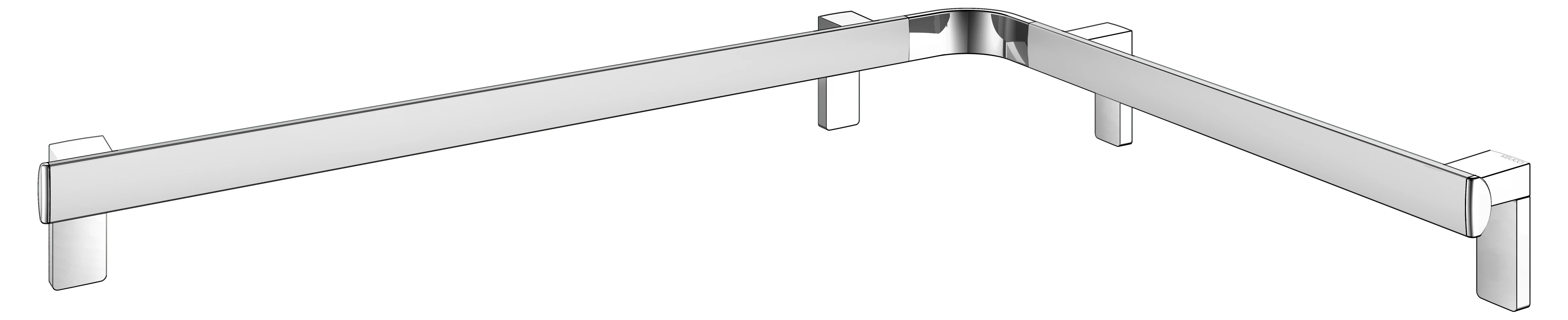 KEUCO Dusch- und Wannenhandlauf „Axess“ 60 cm Ausführung in Silber (eloxiert)