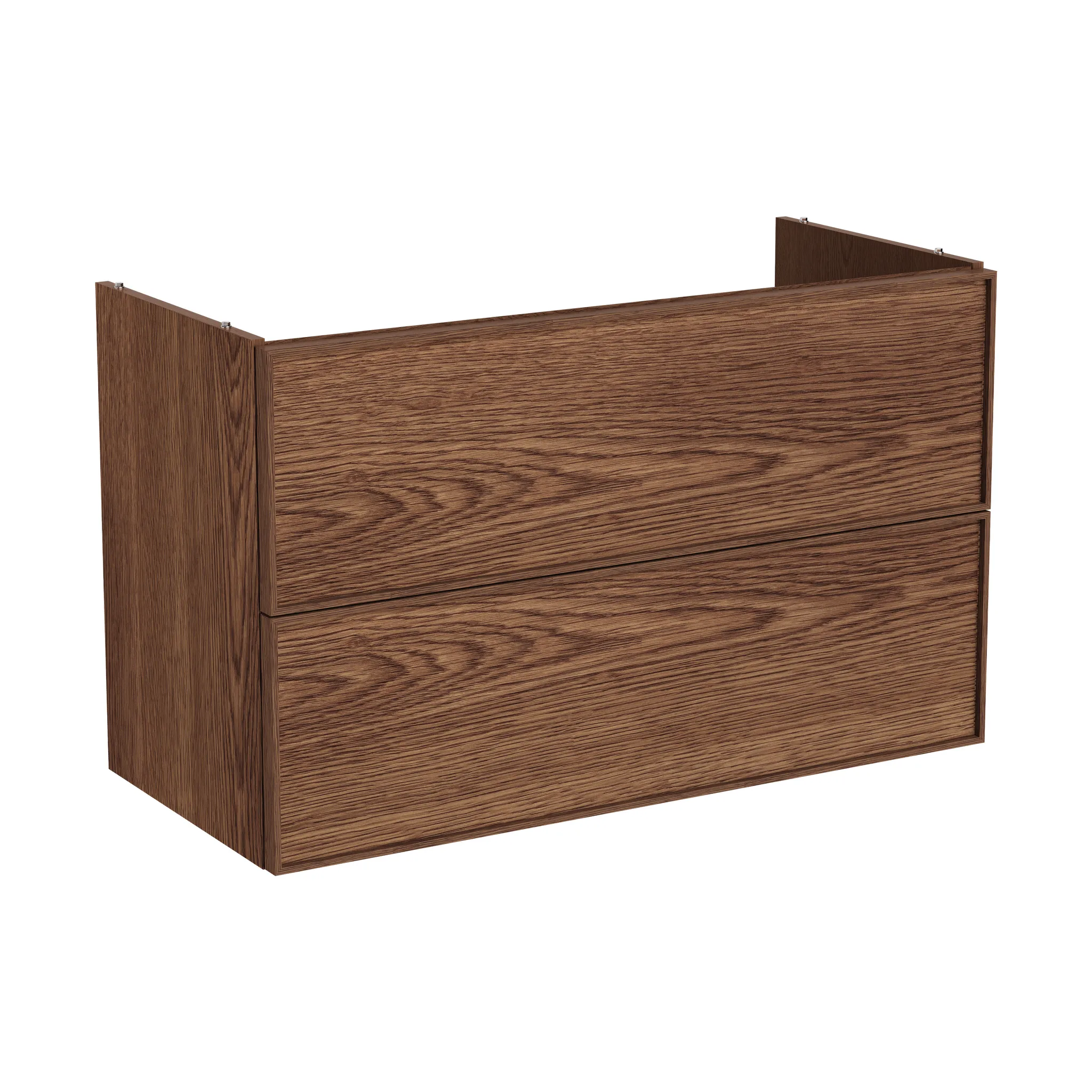 VitrA New Metropole Edge Waschtischunterschrank 98 x 46 x 60 cm Walnuss