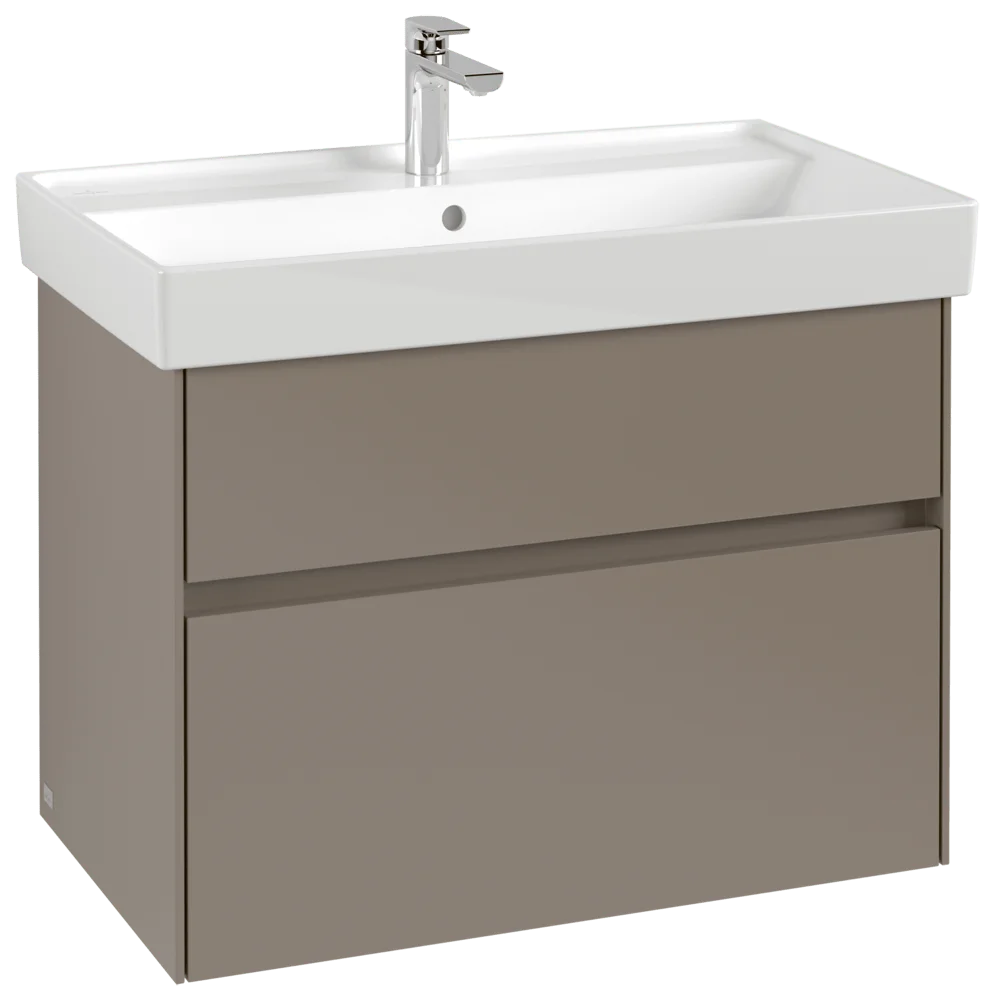 Villeroy & Boch Schrankwaschtisch Collaro 4A3380, 800x465x160 mm, glänzend weiß Alpin, mit Überlauf, TitanCeram, Metropolitan Stil Villeroy & Boch Schrankwaschtisch Collaro 4A3380, 800x465x160 mm, glänzend weiß Alpin, mit Überlauf, TitanCeram, Metropolitan Stil