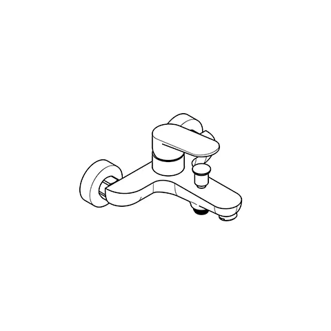 Kludi Kludi-X1 Badewanne-Einhandmischer chrom Kludi Kludi-X1 Badewanne-Einhandmischer chrom