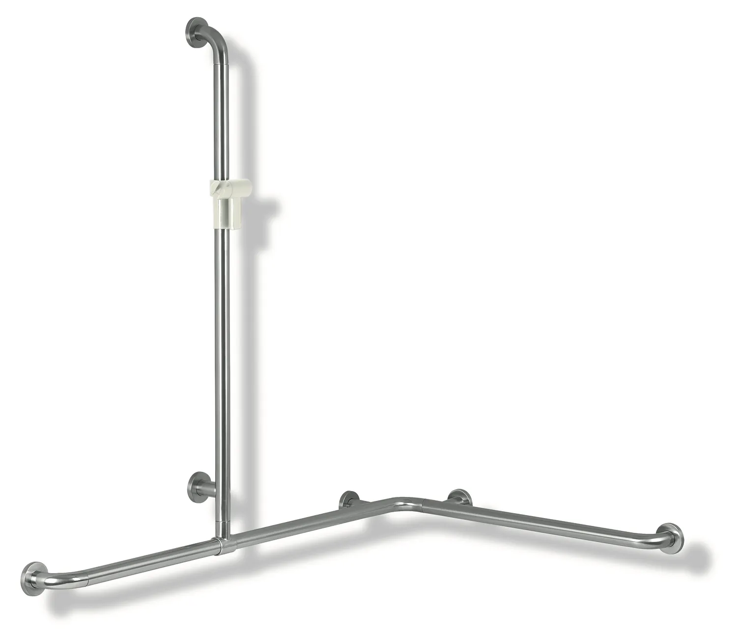 HEWI Duschhandlauf 805 Classic, Edelstahl, Reinweiß
