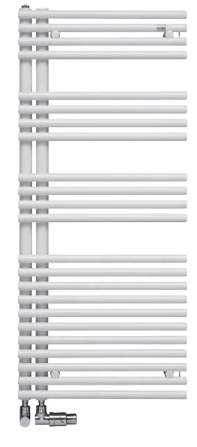 Zehnder Design-Heizkörper „Forma Asym“ für Warmwasser-Zentralheizung mit 50 mm-Seitenanschluss 49,6 × 116,1 cm in Gentian Blue (RAL 5010) Zehnder Design-Heizkörper „Forma Asym“ für Warmwasser-Zentralheizung mit 50 mm-Seitenanschluss 49,6 × 116,1 cm in Gentian Blue (RAL 5010)