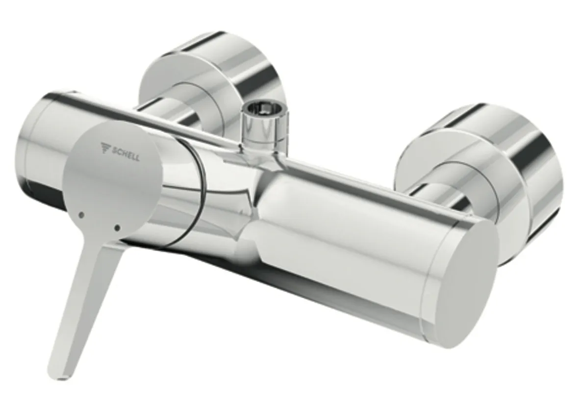 Aufputz-Duscharmatur VITUS VD-EH-M / o, Mischwasser, Einhebel-Aufputz-Duscharmatur, Ventil zur Durchführung einer manuellen thermischen Desinfektion (gemäß DVGW Arbeitsblatt W 551), 2x DN 15 G 1/2 AG, DN 15 G 1/2 AG (oben), chrom Aufputz-Duscharmatur VITUS VD-EH-M / o, Mischwasser, Einhebel-Aufputz-Duscharmatur, Ventil zur Durchführung einer manuellen thermischen Desinfektion (gemäß DVGW Arbeitsblatt W 551), 2x DN 15 G 1/2 AG, DN 15 G 1/2 AG (oben), chrom