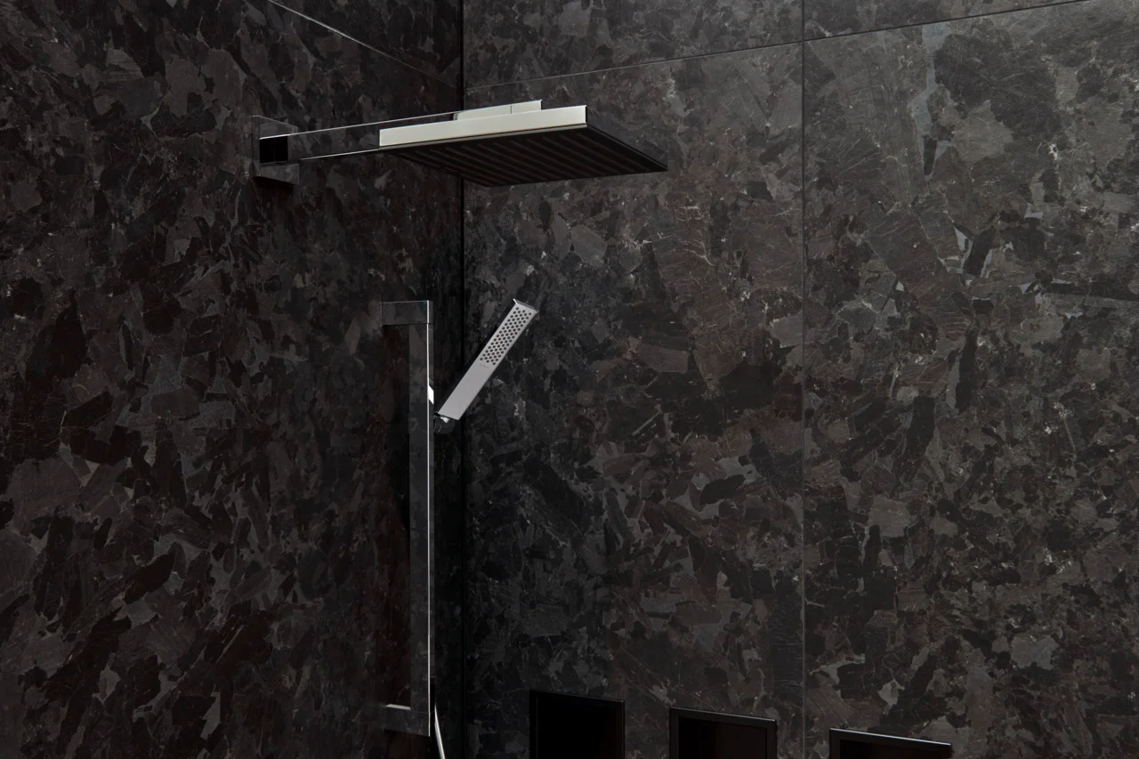 Hansgrohe Pulsify E Stabhandbrause 1jet EcoSmart+ Chrom, 100 x 25 mm, PowderRain Strahlart, QuickClean, max. Durchfluss 5 l/min ab 3 bar, Anschluss G 1/2