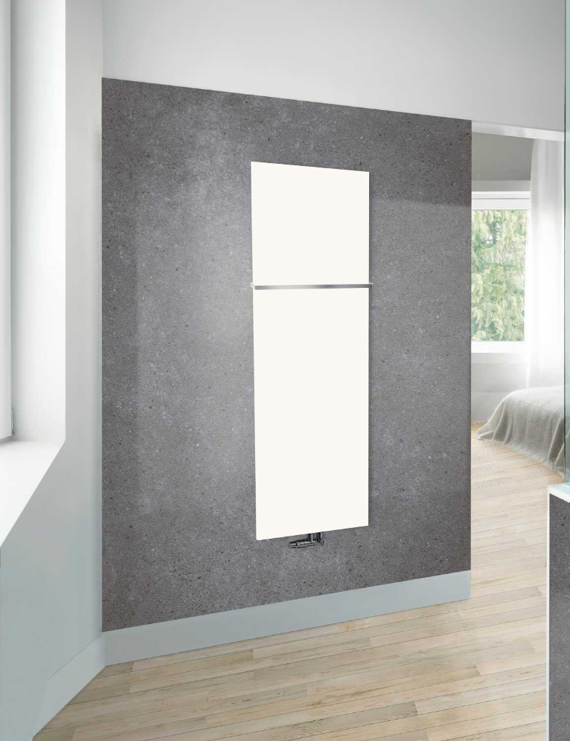 Zehnder Fina Lean Bar elektrisch FIFE-150-050/D 1500x48x500 Edelweiß