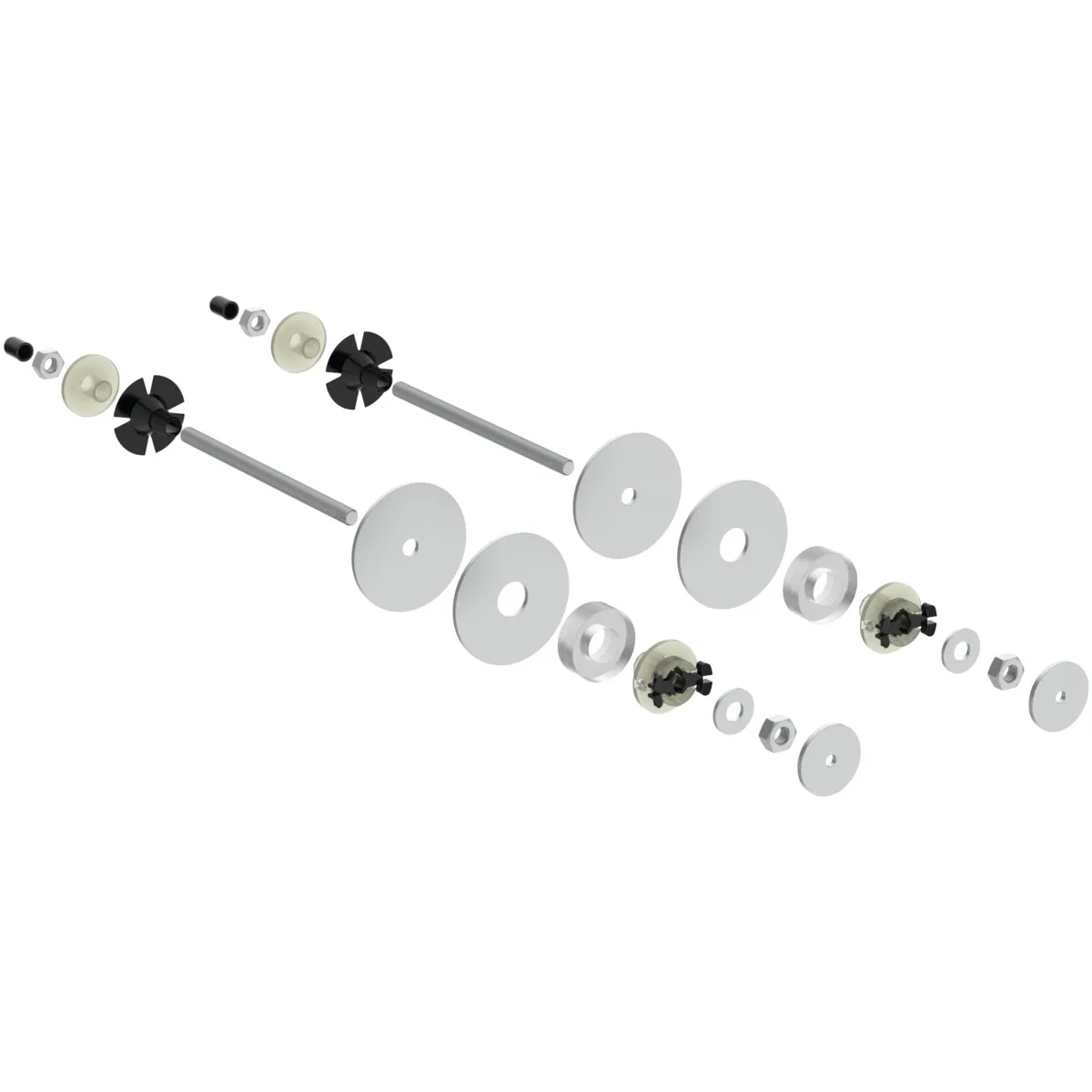 Ideal Standard Contour 21+ Befestigungsset für Waschtisch mit Finne, weiß