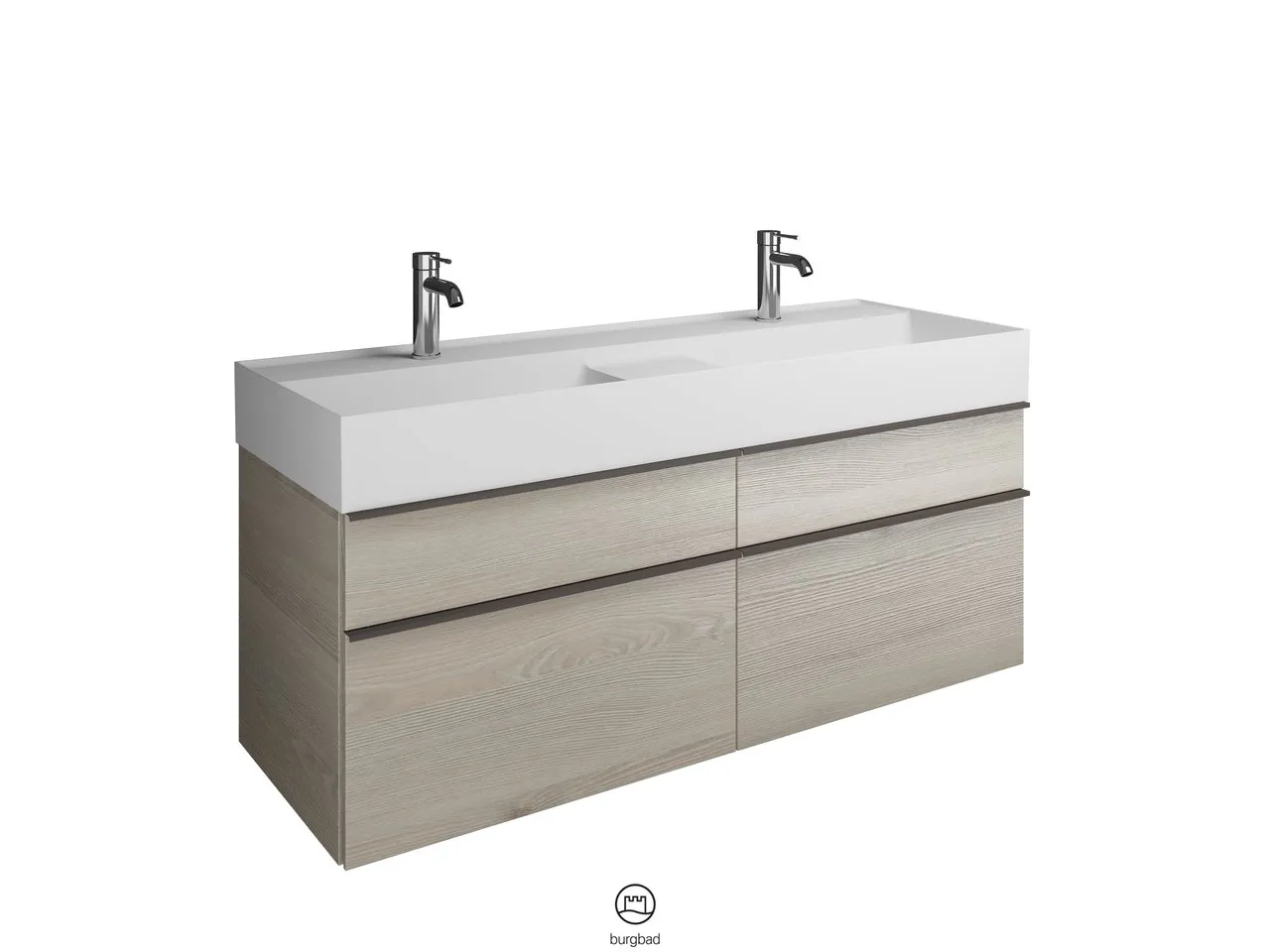 burgbad Badmöbelset „Yumo“ in Weiß Hochglanz burgbad Badmöbelset „Yumo“ in Weiß Hochglanz