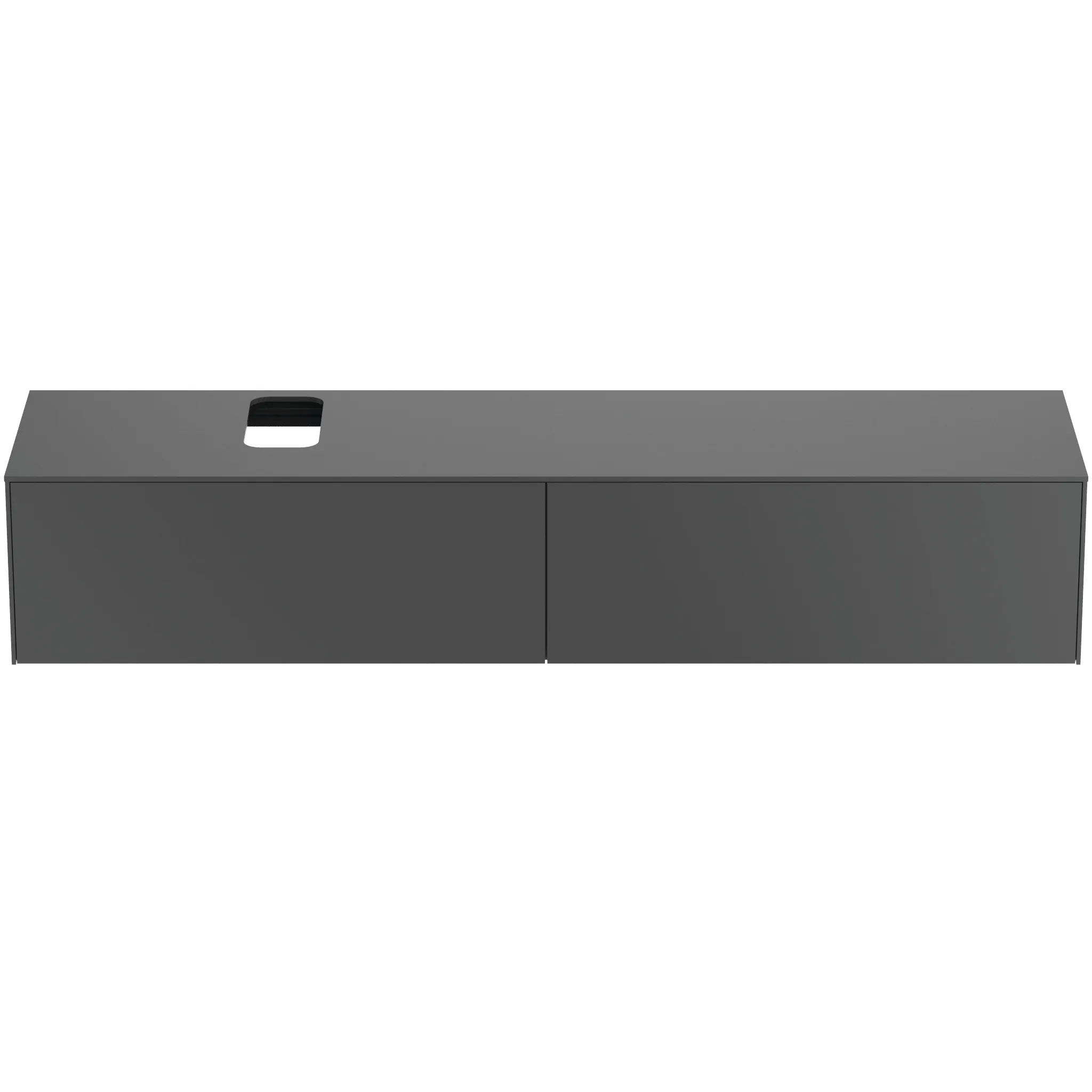 Ideal Standard Waschtischunterschrank Conca, 2 Auszüge, anthrazit Ideal Standard Waschtischunterschrank Conca, 2 Auszüge, anthrazit
