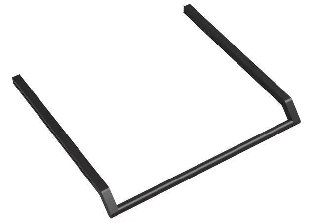 Waschtischprofile mit Haltegriff, d:25mm, plvb weiß tiefmatt Waschtischprofile mit Haltegriff, d:25mm, plvb weiß tiefmatt