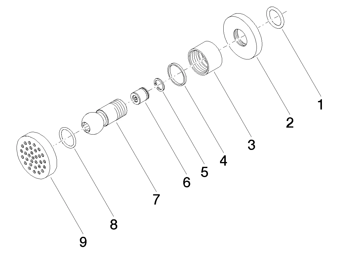 Seitenbrause ohne Mengenregulierung SERIENSPEZIFISCH Chrom 28528979 Seitenbrause ohne Mengenregulierung SERIENSPEZIFISCH Chrom 28528979