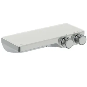 Brausethermostat AP Ceratherm S200 mit Ablage Chrom Brausethermostat AP Ceratherm S200 mit Ablage Chrom