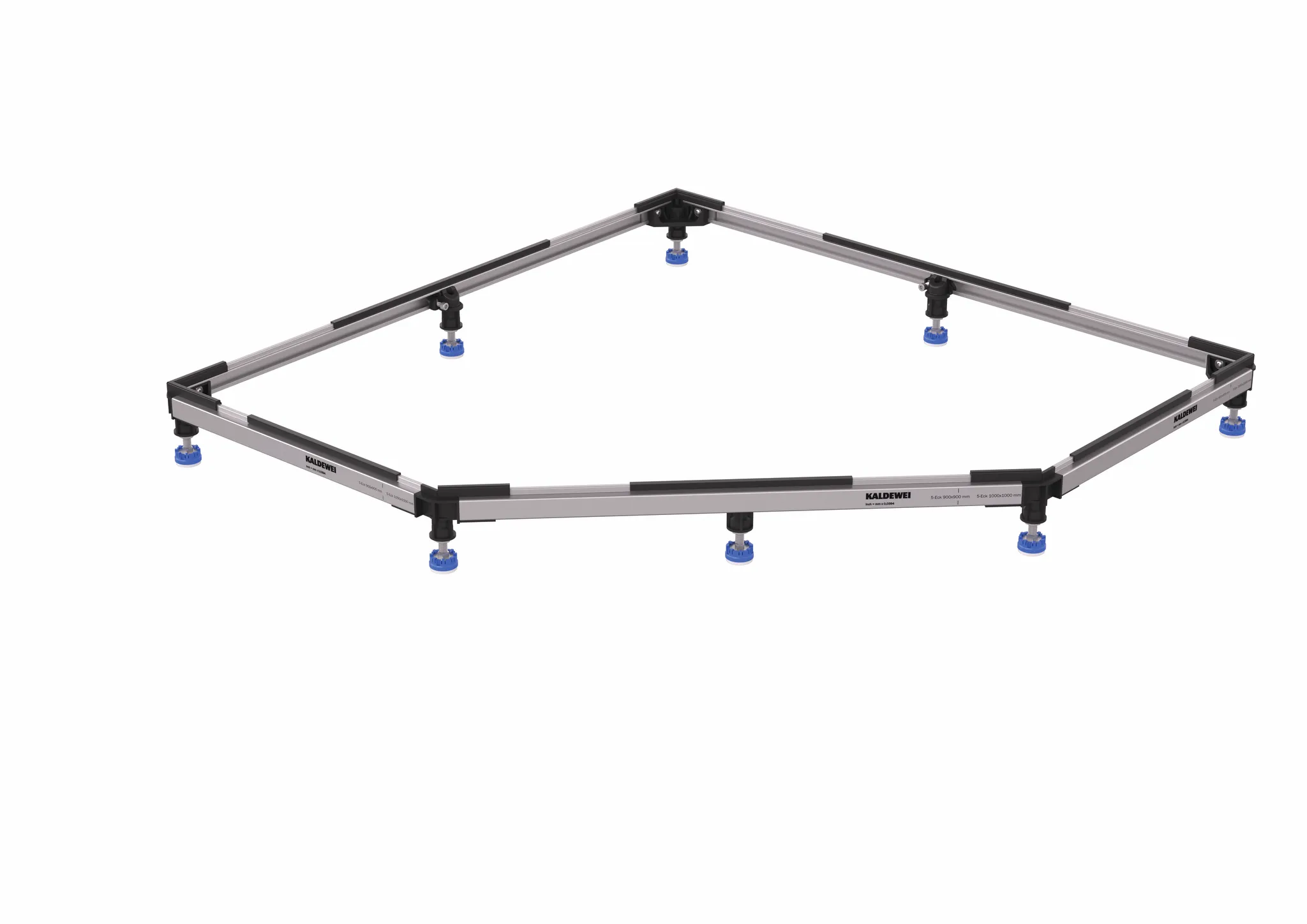 Kaldewei Montagerahmen FR 5300 FLEX für Duschwanne „Cornezza“ 95,9 × 95,9 cm Kaldewei Montagerahmen FR 5300 FLEX für Duschwanne „Cornezza“ 95,9 × 95,9 cm