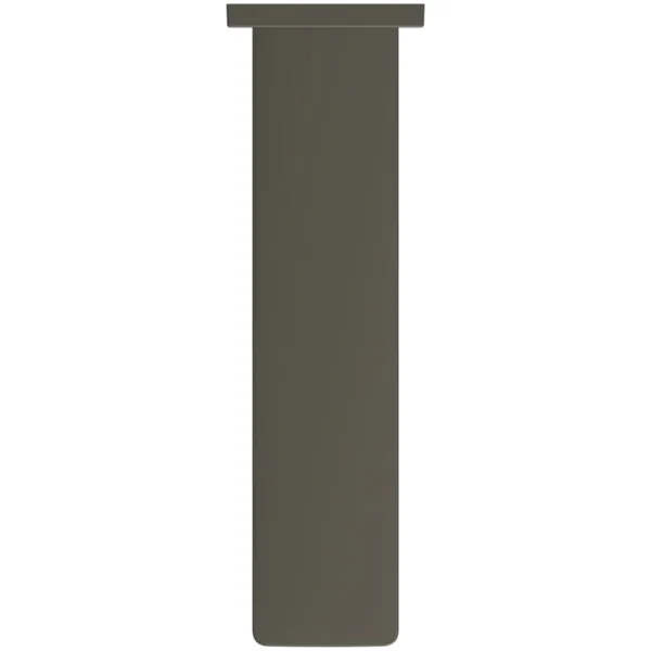 Wandauslauf Conca, Ausladung 180mm, mit eckiger Rosette, Brushed Gold Wandauslauf Conca, Ausladung 180mm, mit eckiger Rosette, Brushed Gold