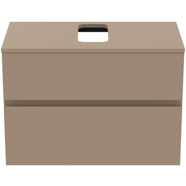 Ideal Standard Waschtischunterschrank „Finesse“ 80,2 × 55,8 × 44 cm Greige matt
