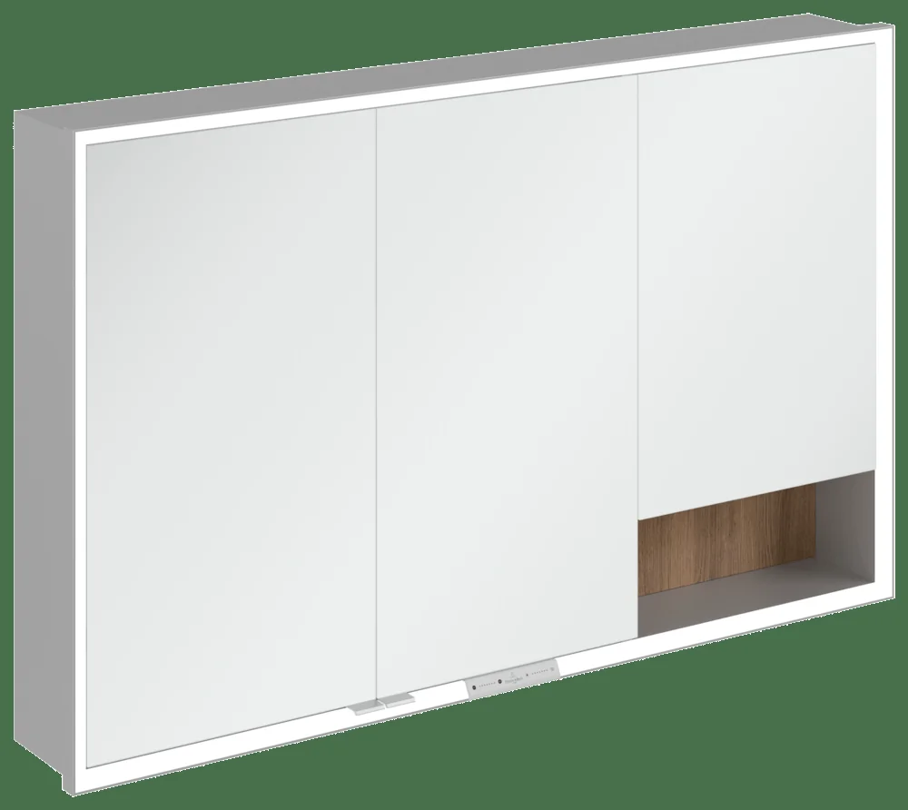 Villeroy & Boch Einbau-Spiegelschrank My View+ A48212 1200x750x168mm Kansas Oak mit Beleuchtung Villeroy & Boch Einbau-Spiegelschrank My View+ A48212 1200x750x168mm Kansas Oak mit Beleuchtung
