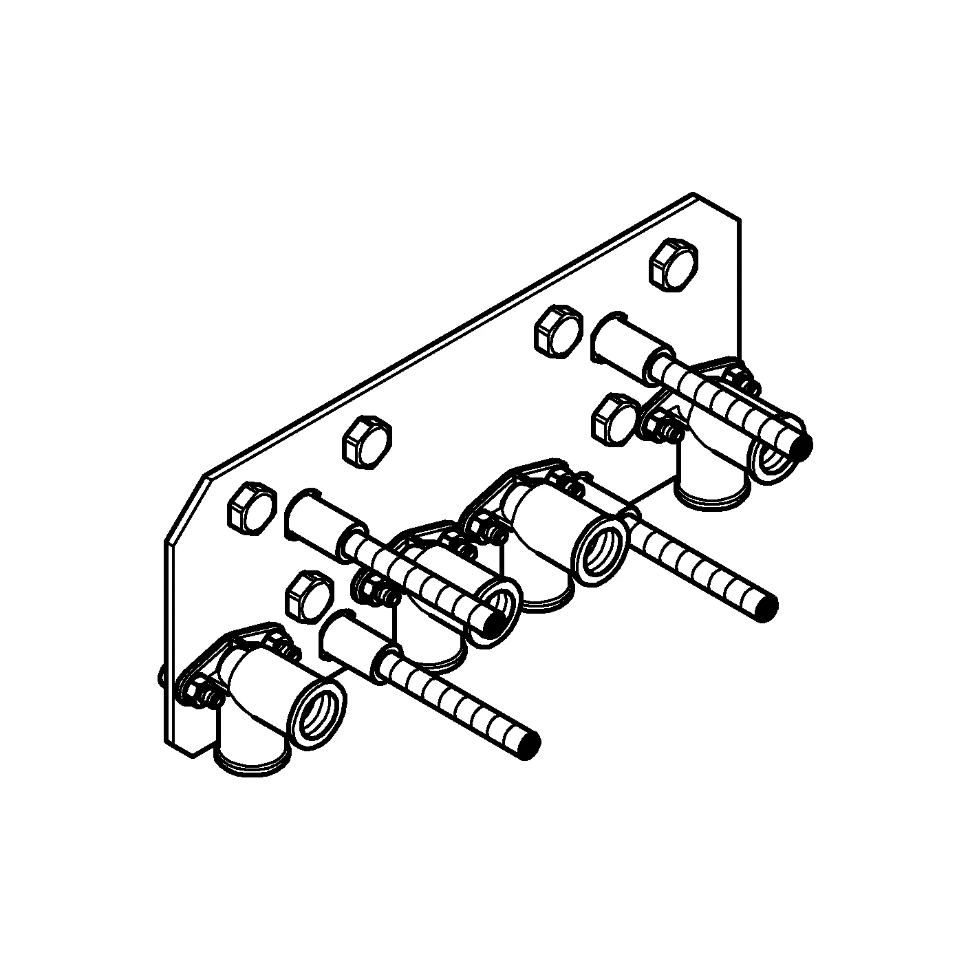 Grohe Rainshower Aqua 15 Rohbau-Set, 26855 Grohe Rainshower Aqua 15 Rohbau-Set, 26855