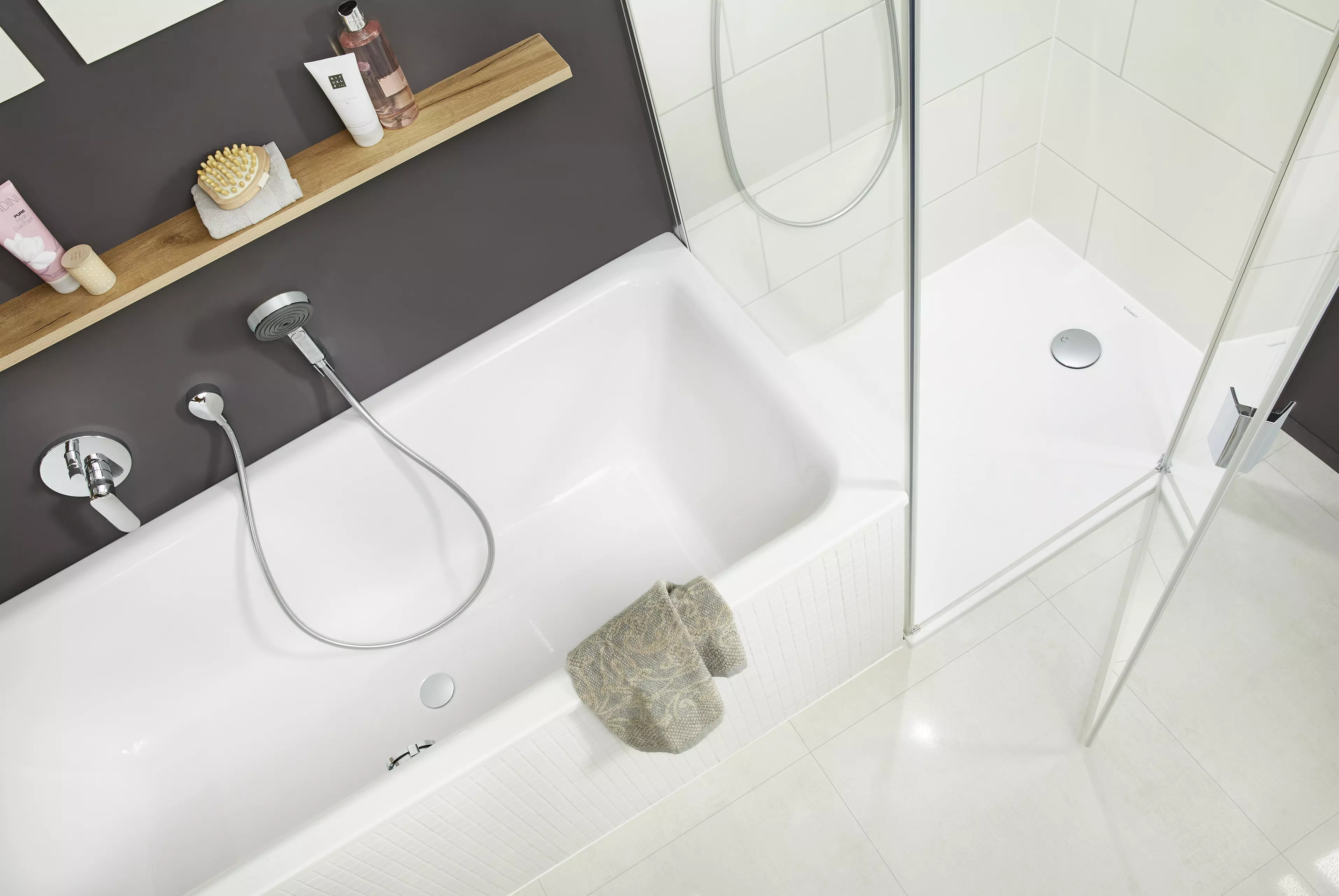 Badundu Badewanne rechteck 1900 × 900 mm, Mittelablauf Badundu Badewanne rechteck 1900 × 900 mm, Mittelablauf