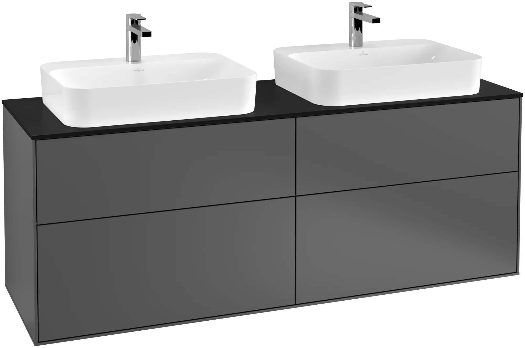 Villeroy & Boch Finion Waschbeckenunterschrank G43 1600x603x501mm Anthrazit Villeroy & Boch Finion Waschbeckenunterschrank G43 1600x603x501mm Anthrazit