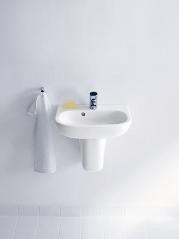 Handwaschbecken „D-Code“, Form rechteckig 45 × 34 cm  Handwaschbecken „D-Code“, Form rechteckig 45 × 34 cm