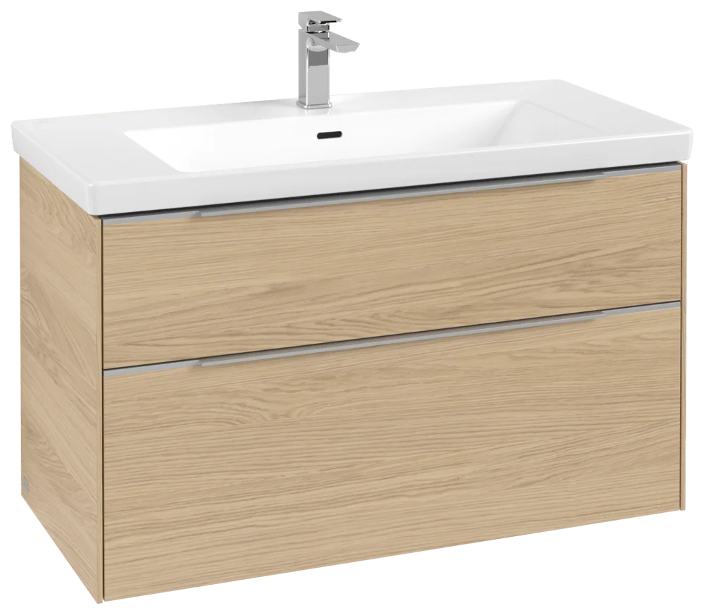 Villeroy & Boch Subway 3.0 Waschbeckenunterschrank C570L0, 973 x 576 x 478 mm, mit Beleuchtung
