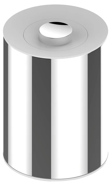 KEUCO Abfallbehälter Chrom-finish/weiß KEUCO Abfallbehälter Chrom-finish/weiß