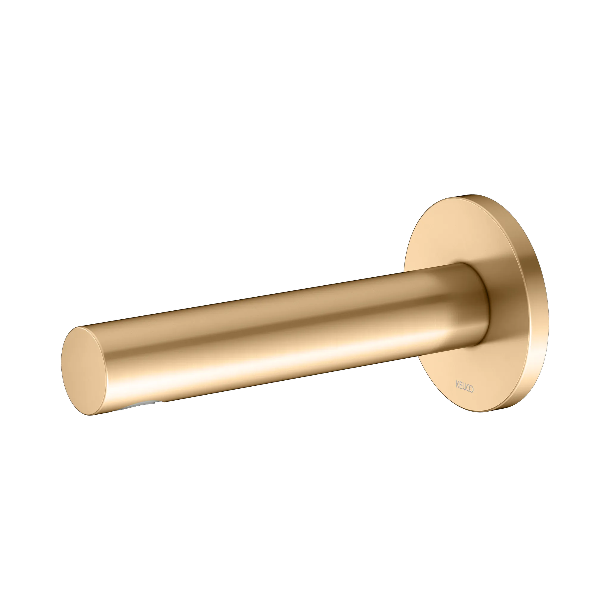 IXMO Wanneneinlauf DN15 Ausladung 180 mm Messing gebürstet rund