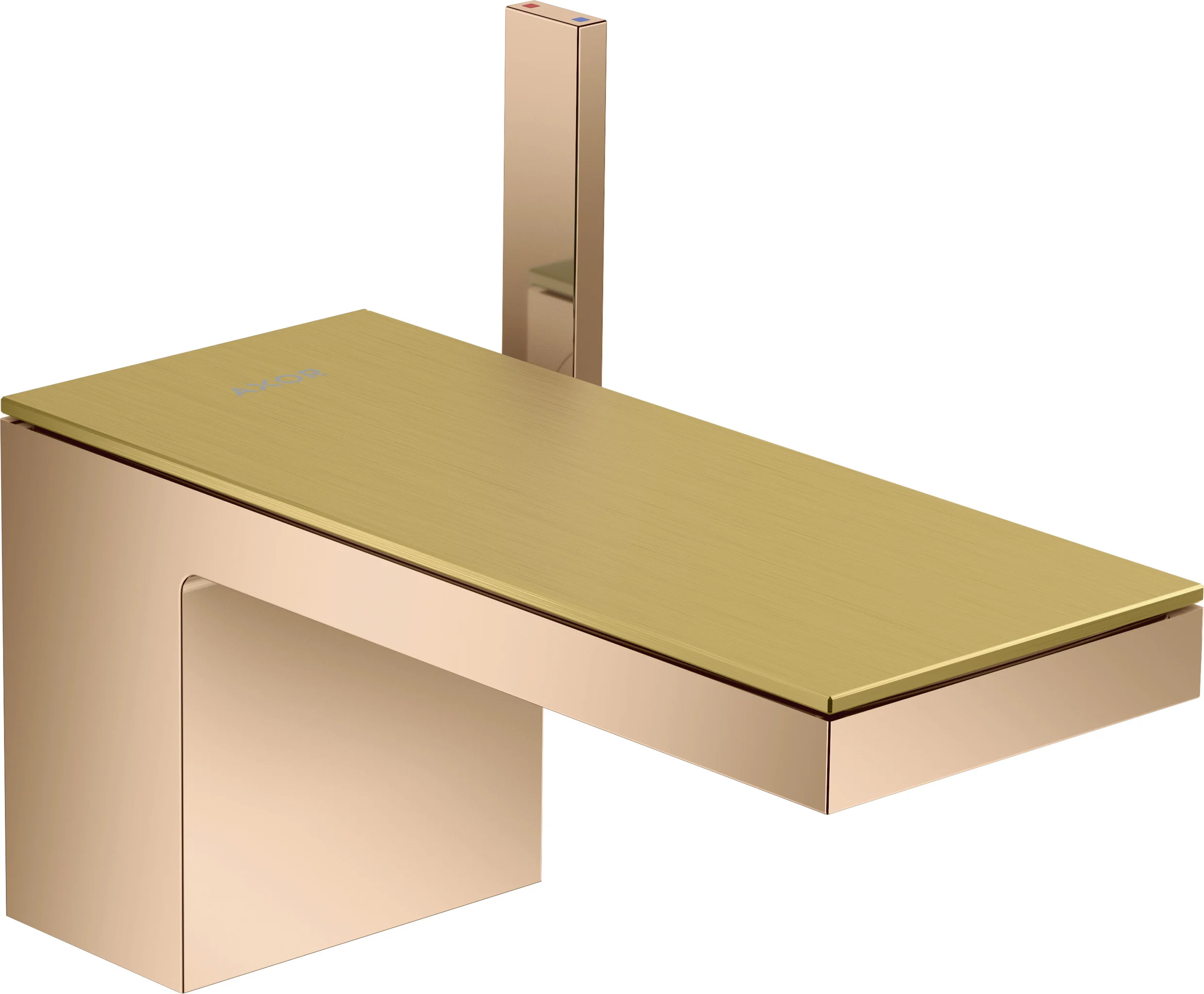 Hansgrohe AXOR MyEdition Platte 200 mm Metall Brushed Gold Optic abnehmbar