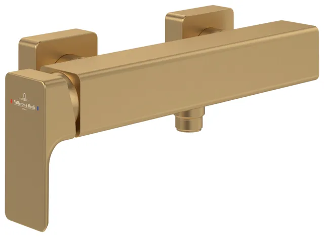 Einhand-Duscharmatur „Subway 3.0“ 4,3 cm in Brushed Gold