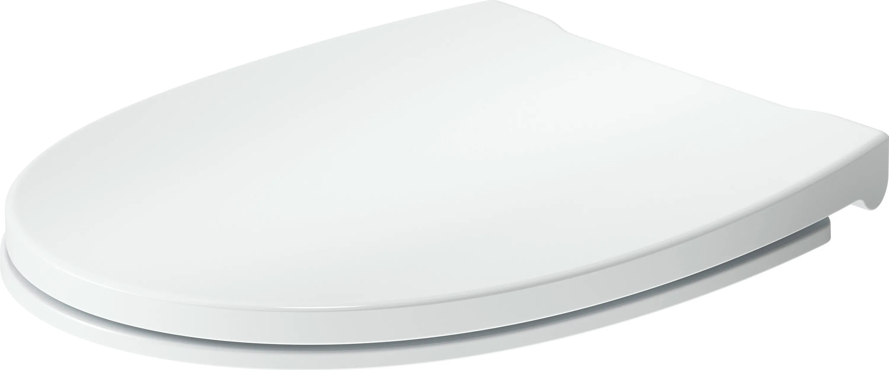 Duravit Univ. WC-Sitz Oval Tief 451mm, Ülap. Absenkaut.,abnehmb.,Scharn. Edelst.,Weiß