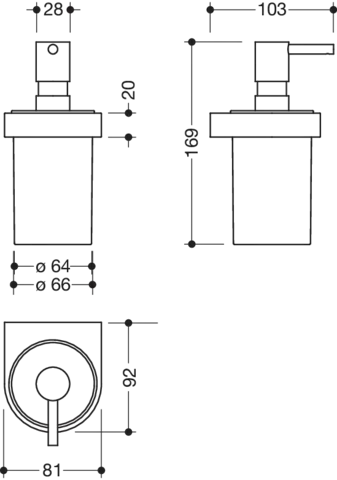 Seifensp. Kst. m. Halter Sys 800, Halter Plvb. weiß tiefmatt/wem Seifensp. Kst. m. Halter Sys 800, Halter Plvb. weiß tiefmatt/wem