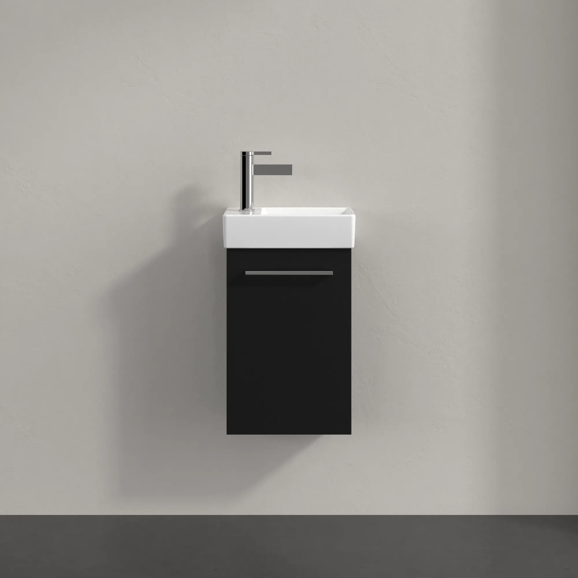 Villeroy & Boch Avento Waschbeckenunterschrank 340x514x234mm Volcano Black