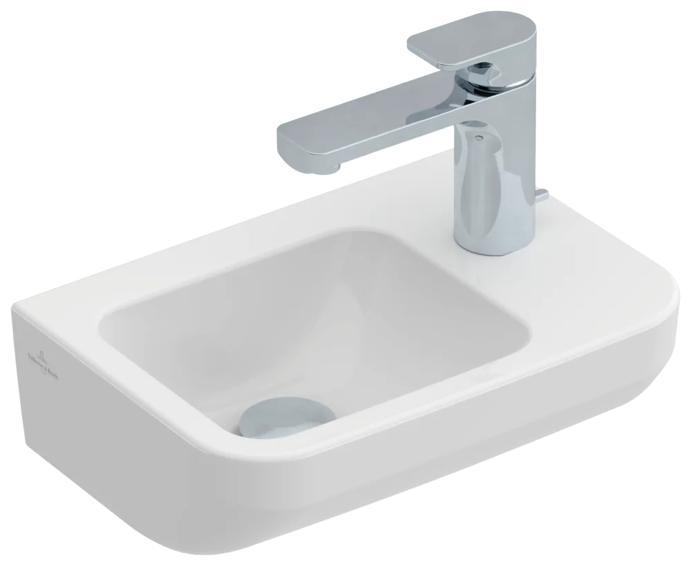 Villeroy & Boch Architectura Handwaschbecken 437337, 360x260mm, Rechteck, 1HL. o. ÜL., Weiß Alpin Villeroy & Boch Architectura Handwaschbecken 437337, 360x260mm, Rechteck, 1HL. o. ÜL., Weiß Alpin