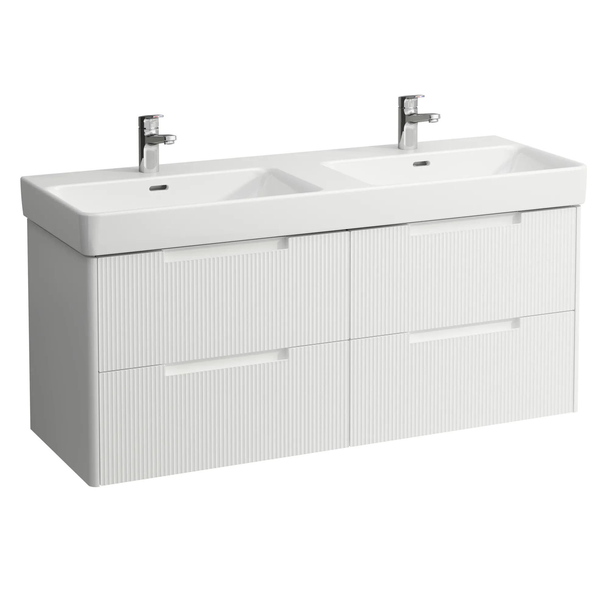 Waschtischunterbau JUNA für PRO S 446x1269x515 4 Schubladen mit Griffmulde für Waschtisch H814968 weiß matt Waschtischunterbau JUNA für PRO S 446x1269x515 4 Schubladen mit Griffmulde für Waschtisch H814968 weiß matt