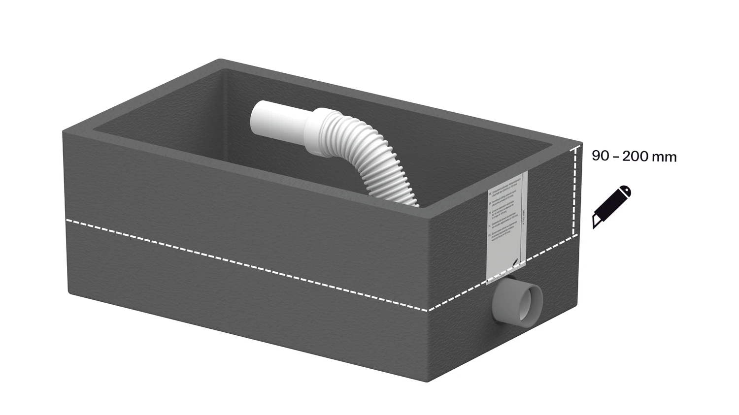 Bette Installationsbox „Easy Connect“ Modell B57