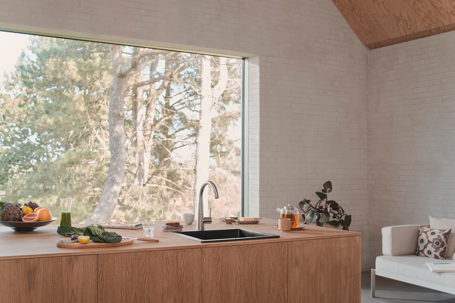 Hansa Einhand-Küchenarmatur „Designo Style“ Ausladung 219 mm in chrom Hansa Einhand-Küchenarmatur „Designo Style“ Ausladung 219 mm in chrom