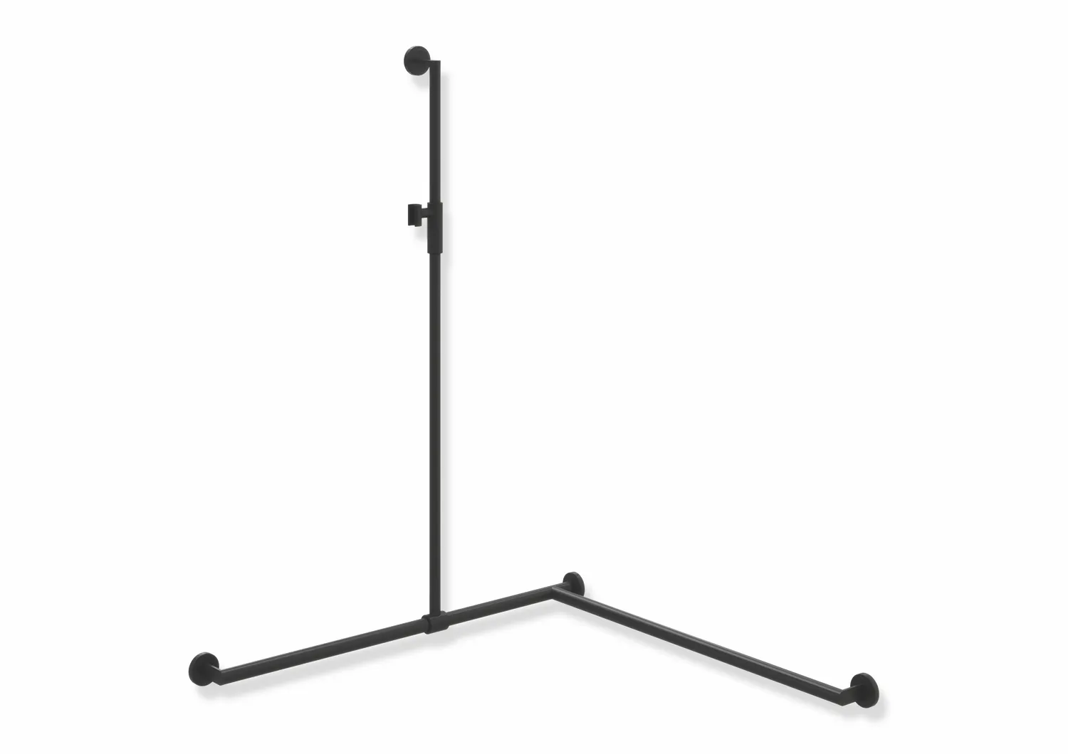 HEWI Haltegriff Ausführung rechts „System 900“ in Schwarz tiefmatt / Schwarz matt, Befestigung verdeckt HEWI Haltegriff Ausführung rechts „System 900“ in Schwarz tiefmatt / Schwarz matt, Befestigung verdeckt