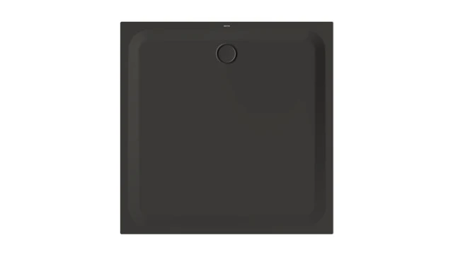 Bette quadrat Duschwanne „BetteUltra“ 1400 × 1400 mm mit BetteAntirutsch Pro, ohne Oberflächenveredelung, mit Minimum-Wannenträger, in Anthracite