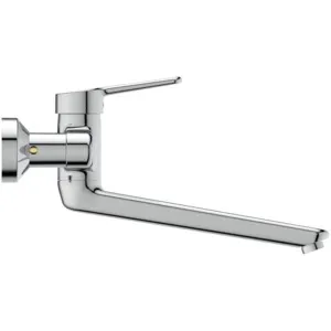 Wand-Waschtischarmatur Ceraplus 5l/min. Ausladung 250mm absp.S-Anschlüsse Chrom Wand-Waschtischarmatur Ceraplus 5l/min. Ausladung 250mm absp.S-Anschlüsse Chrom