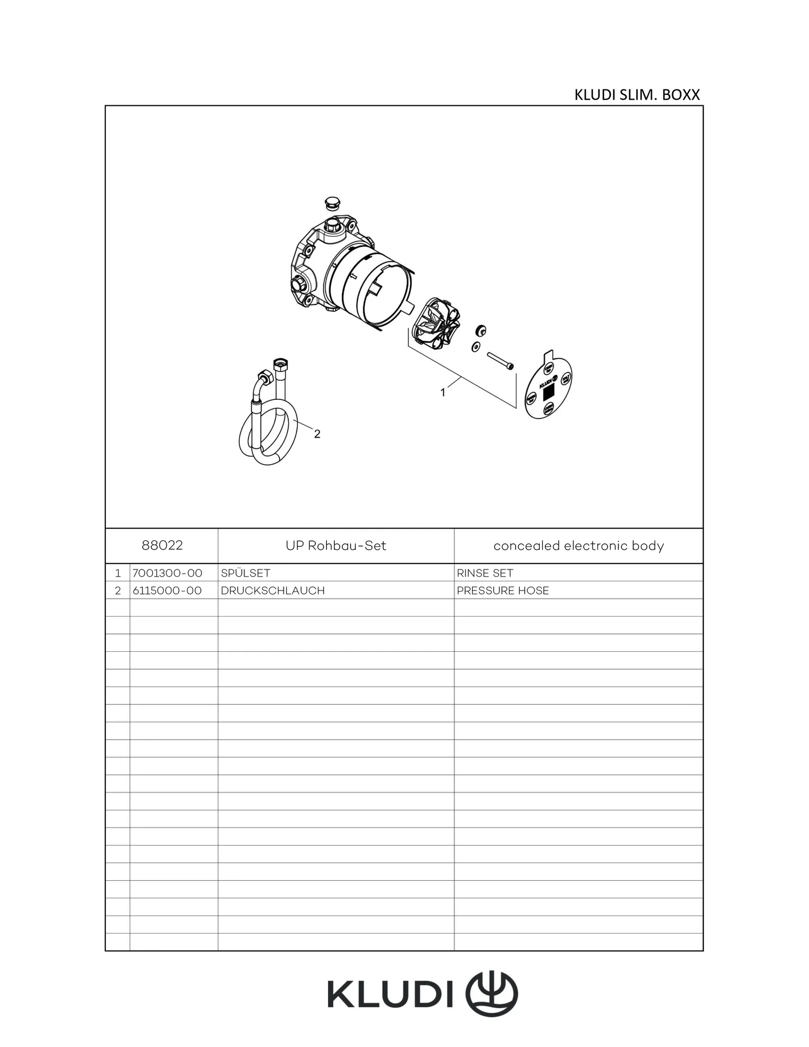 SLIM.BOXX UPRohbauSet ohne FertigmontageTeile ohne Funktionseinheit SLIM.BOXX UPRohbauSet ohne FertigmontageTeile ohne Funktionseinheit