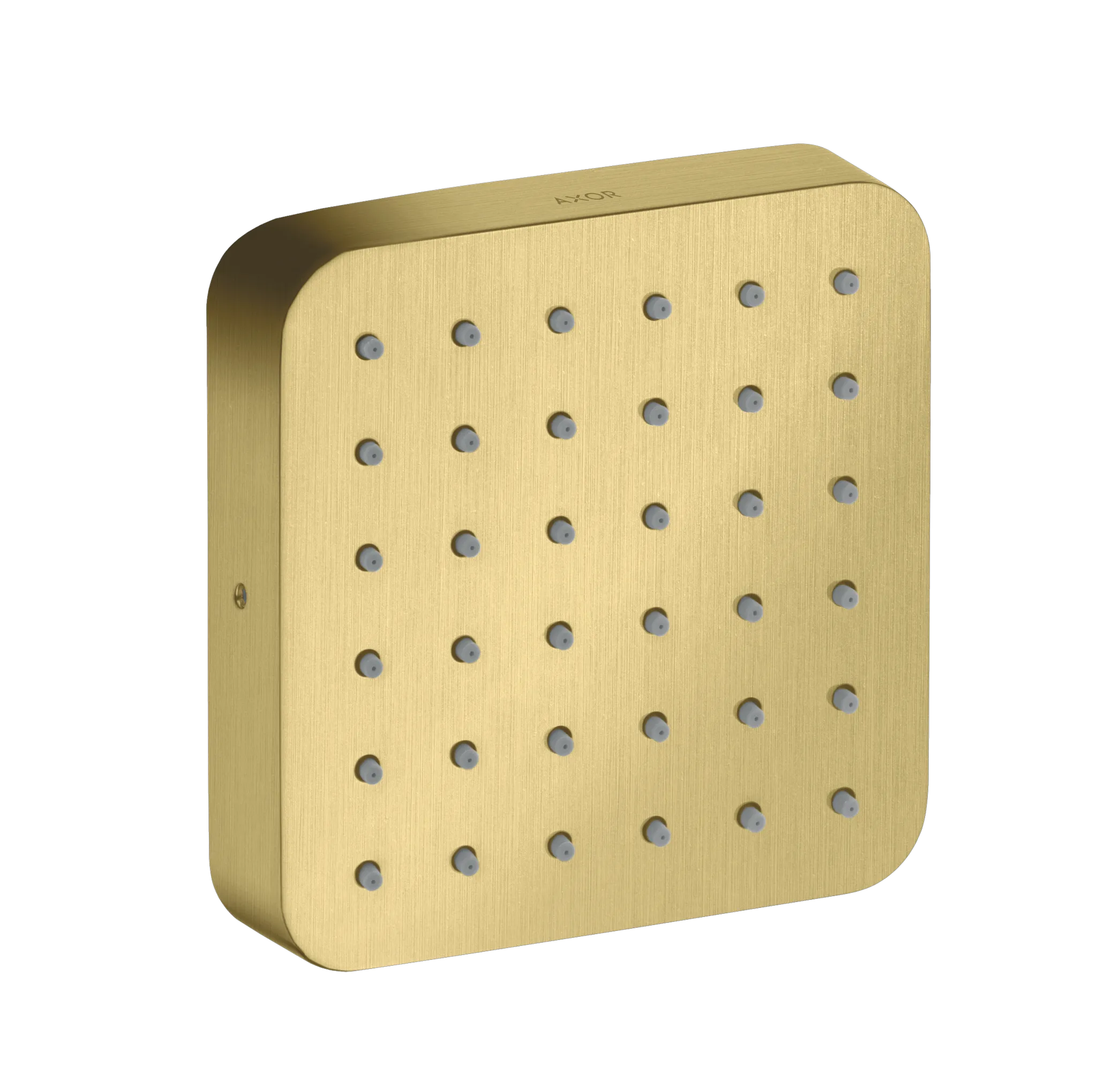 Hansgrohe AXOR Citterio E Brausemodul Unterputz softsquare, Brushed Brass, 120x120 mm Hansgrohe AXOR Citterio E Brausemodul Unterputz softsquare, Brushed Brass, 120x120 mm