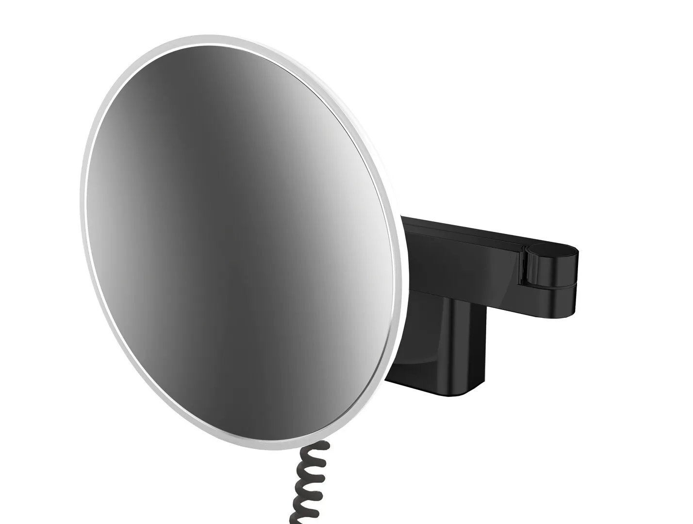 emco LED-Kosmetikspiegel „evo“ Rund in schwarz